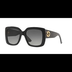 Gucci Square Sunglasses BROWN RARE